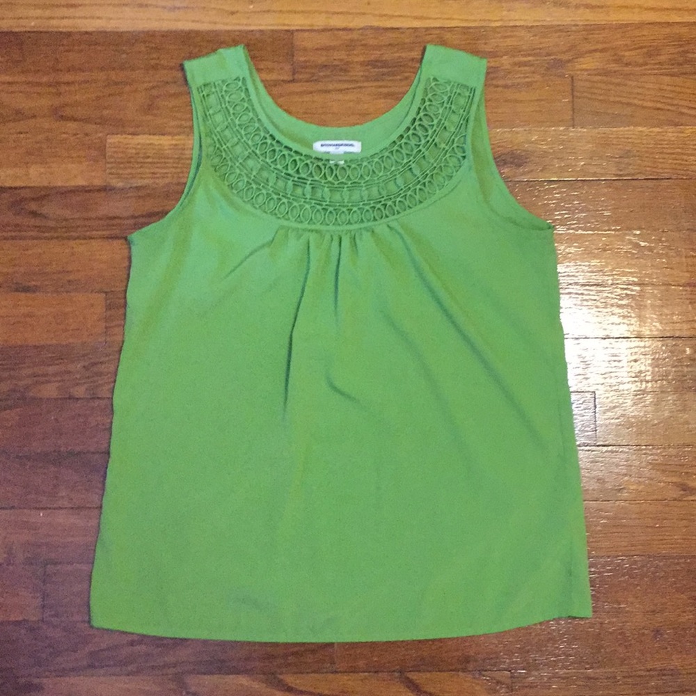 Banana Republic lime green tank